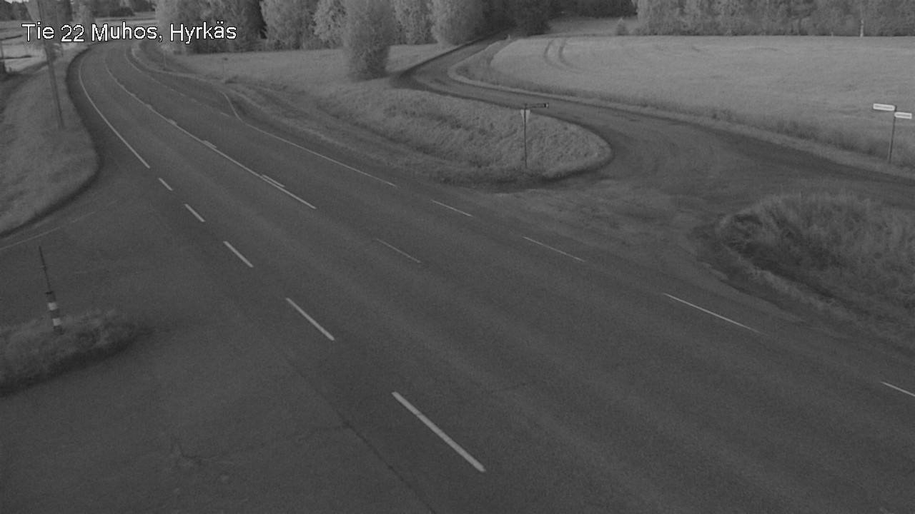Kelikamerat Kuva Tie 22 Muhos, Hyrkäs, Muhos, Pohjois-Pohjanmaa