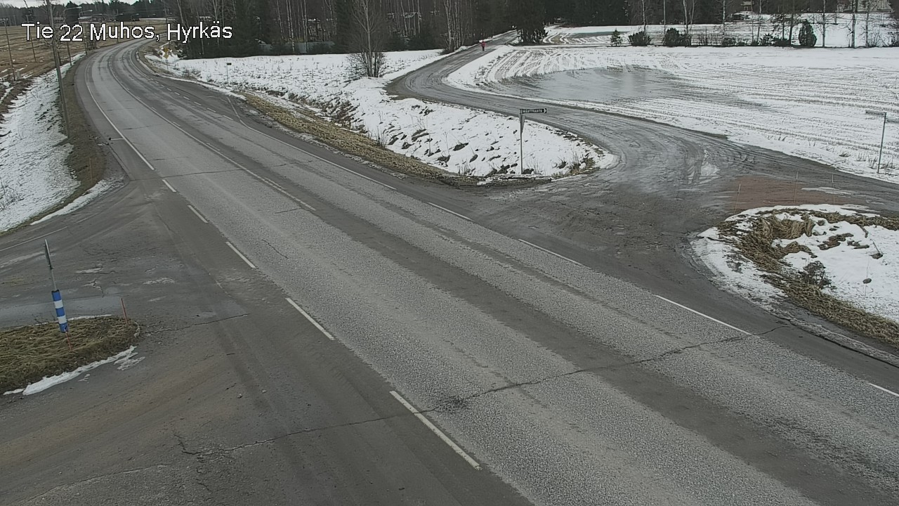 Kelikamerat Kuva Tie 22 Muhos, Hyrkäs, Muhos, Pohjois-Pohjanmaa