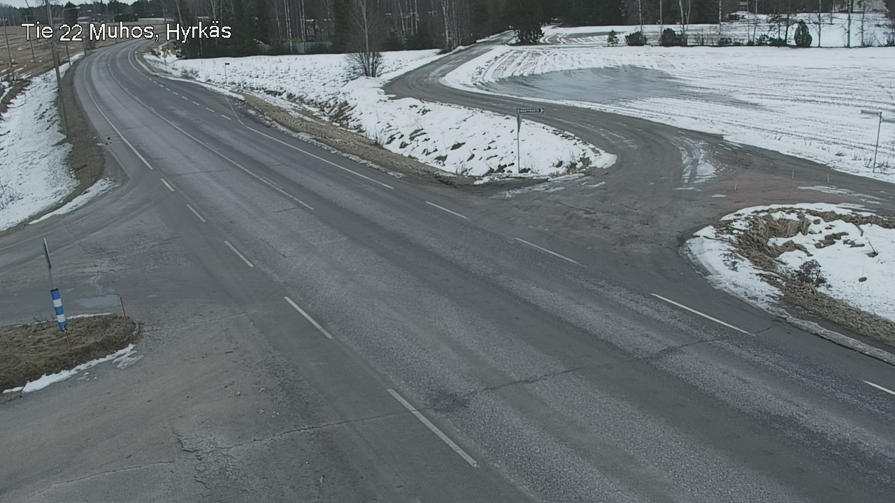 Kelikamerat Kuva Tie 22 Muhos, Hyrkäs, Muhos, Pohjois-Pohjanmaa