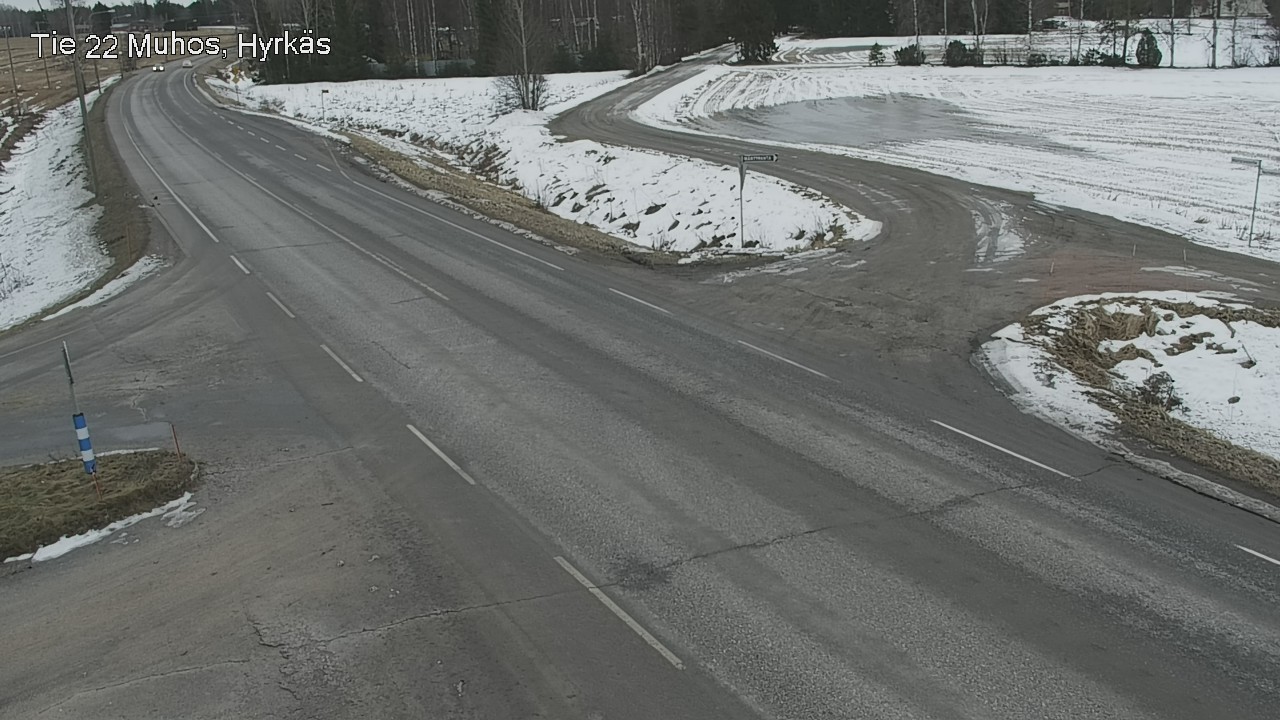 Kelikamerat Kuva Tie 22 Muhos, Hyrkäs, Muhos, Pohjois-Pohjanmaa