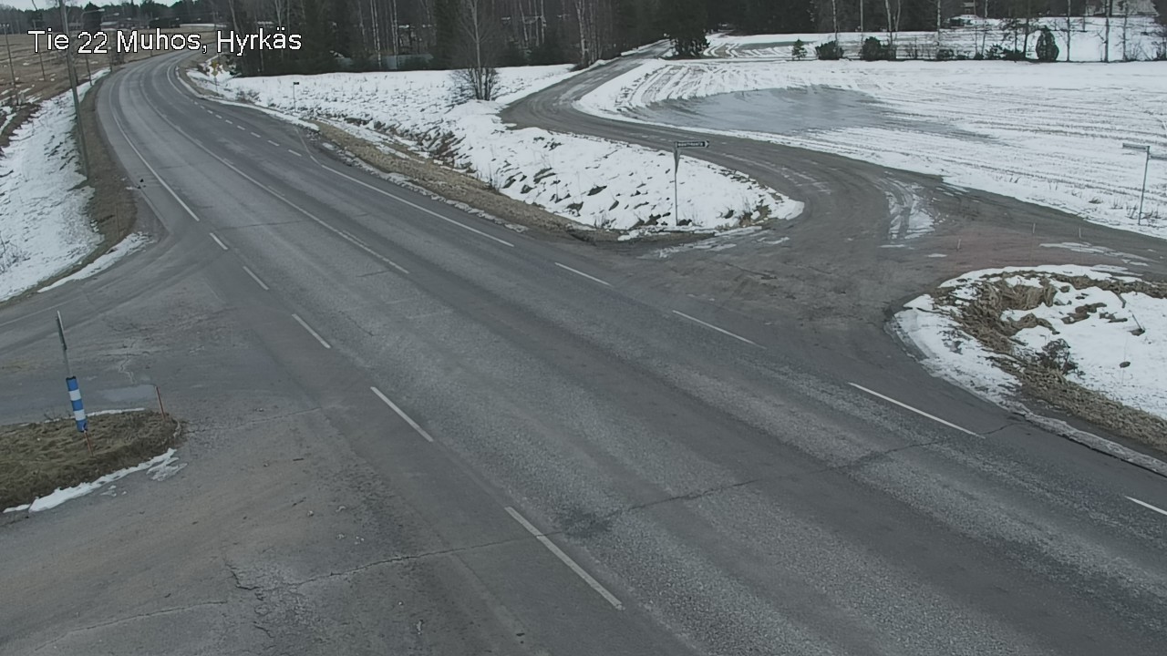 Kelikamerat Kuva Tie 22 Muhos, Hyrkäs, Muhos, Pohjois-Pohjanmaa