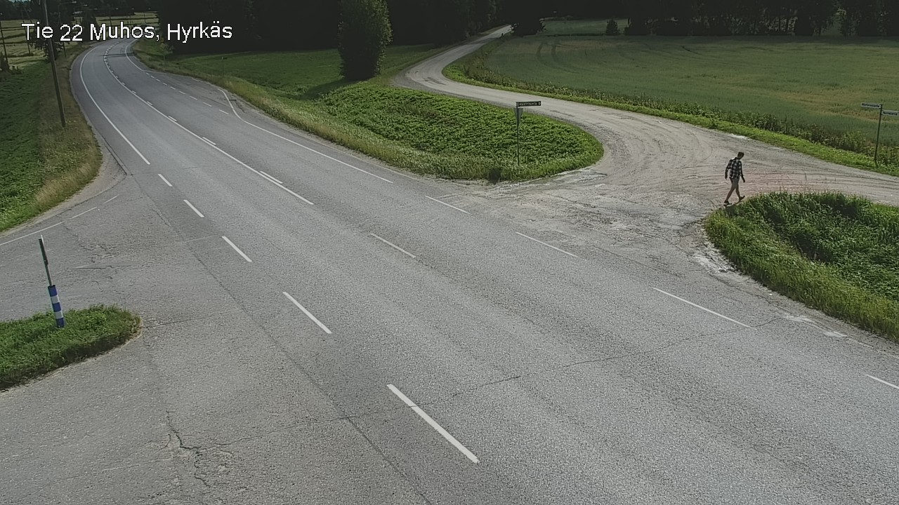 Kelikamerat Kuva Tie 22 Muhos, Hyrkäs, Muhos, Pohjois-Pohjanmaa