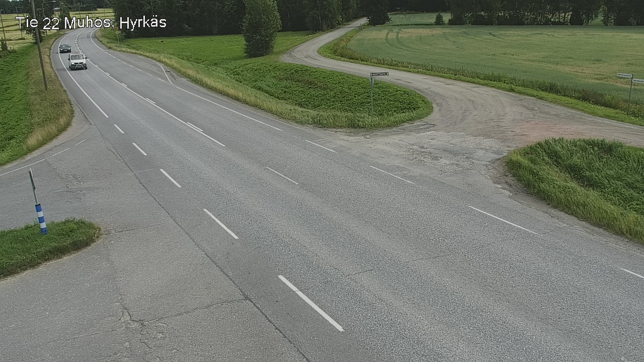 Kelikamerat Kuva Tie 22 Muhos, Hyrkäs, Muhos, Pohjois-Pohjanmaa