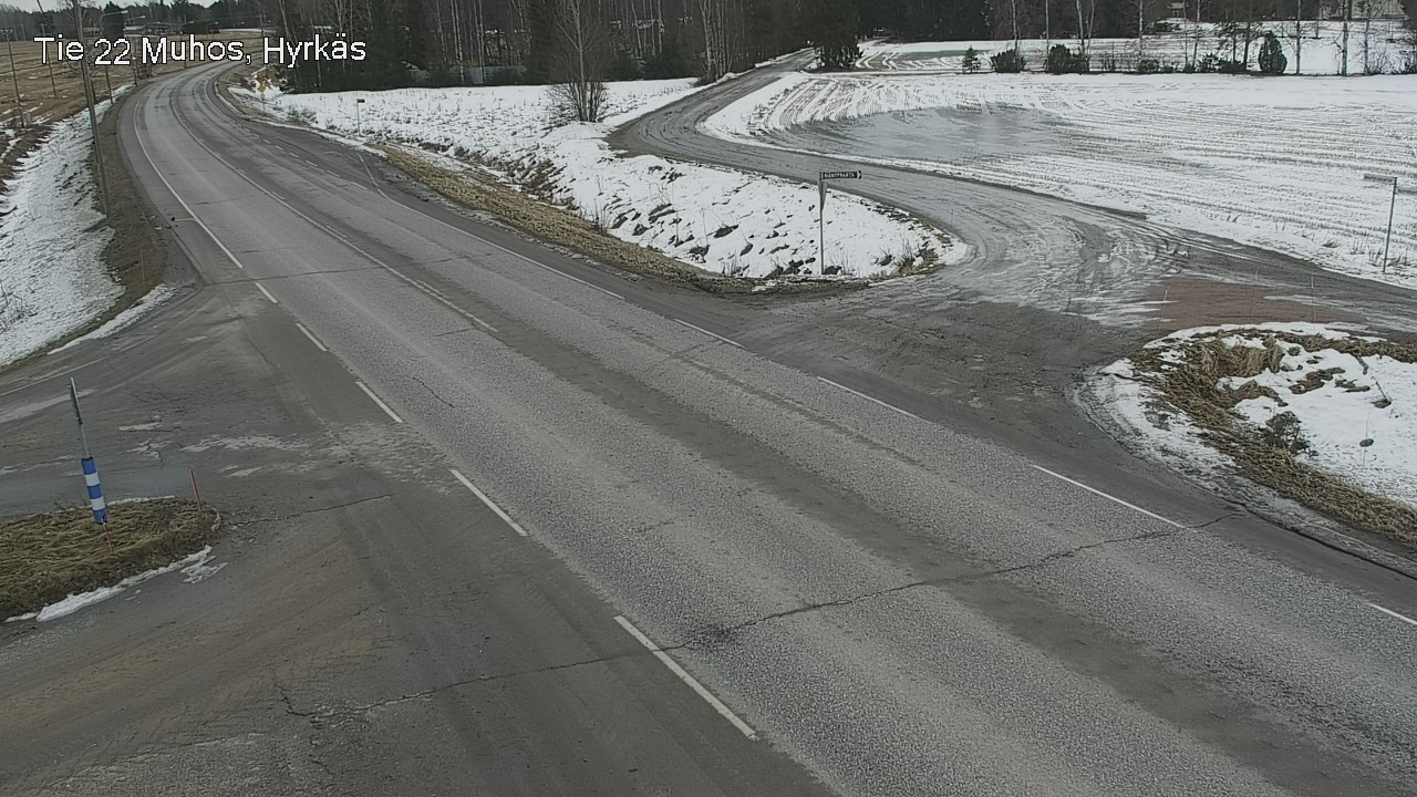 Kelikamerat Kuva Tie 22 Muhos, Hyrkäs, Muhos, Pohjois-Pohjanmaa