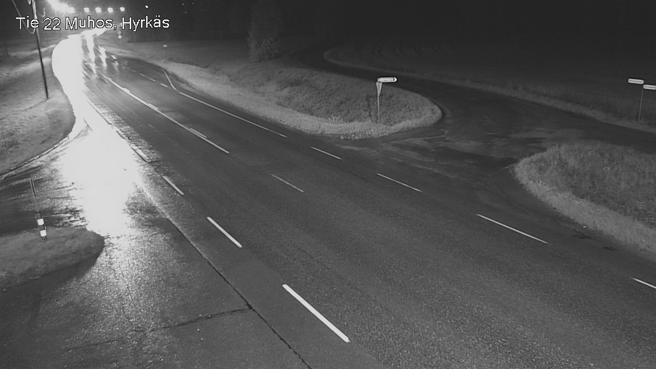 Weather Camera Image Road 22 Muhos, Hyrkäs, Muhos, Pohjois-Pohjanmaa