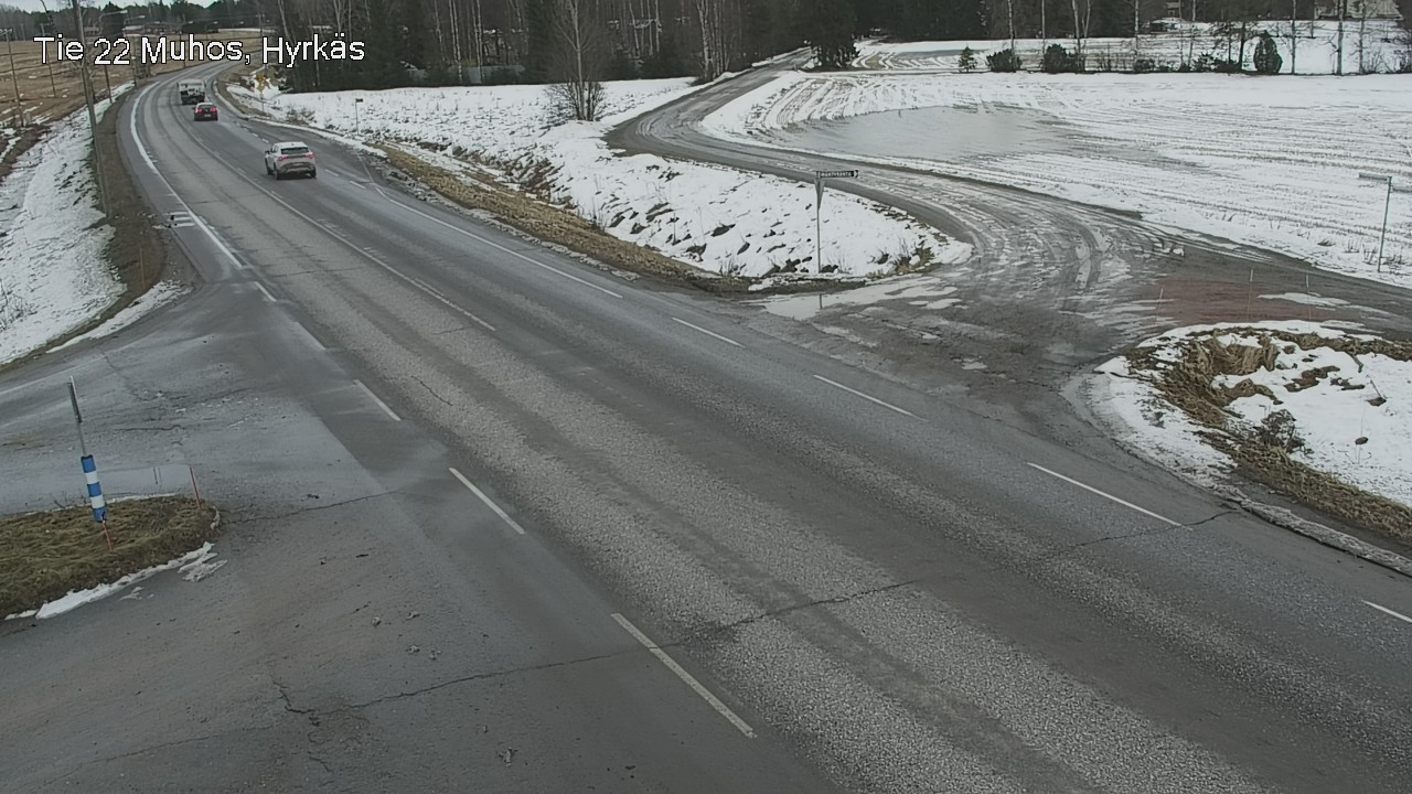 Kelikamerat Kuva Tie 22 Muhos, Hyrkäs, Muhos, Pohjois-Pohjanmaa