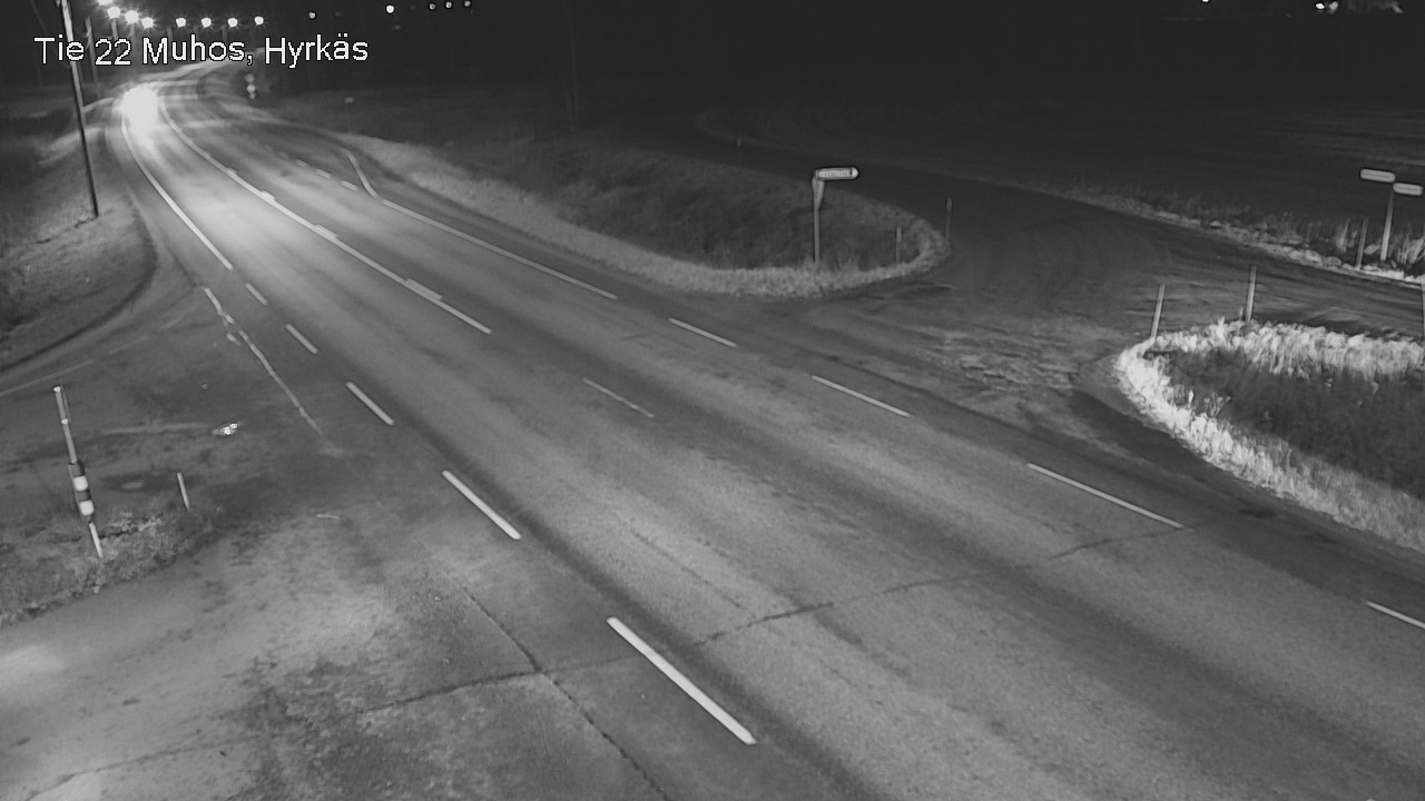 Kelikamerat Kuva Tie 22 Muhos, Hyrkäs, Muhos, Pohjois-Pohjanmaa