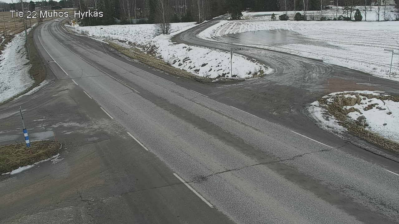 Kelikamerat Kuva Tie 22 Muhos, Hyrkäs, Muhos, Pohjois-Pohjanmaa