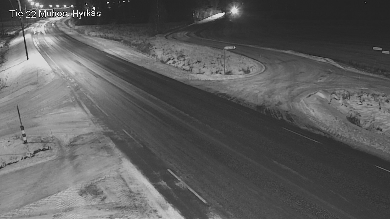 Weather Camera Image Road 22 Muhos, Hyrkäs, Muhos, Pohjois-Pohjanmaa