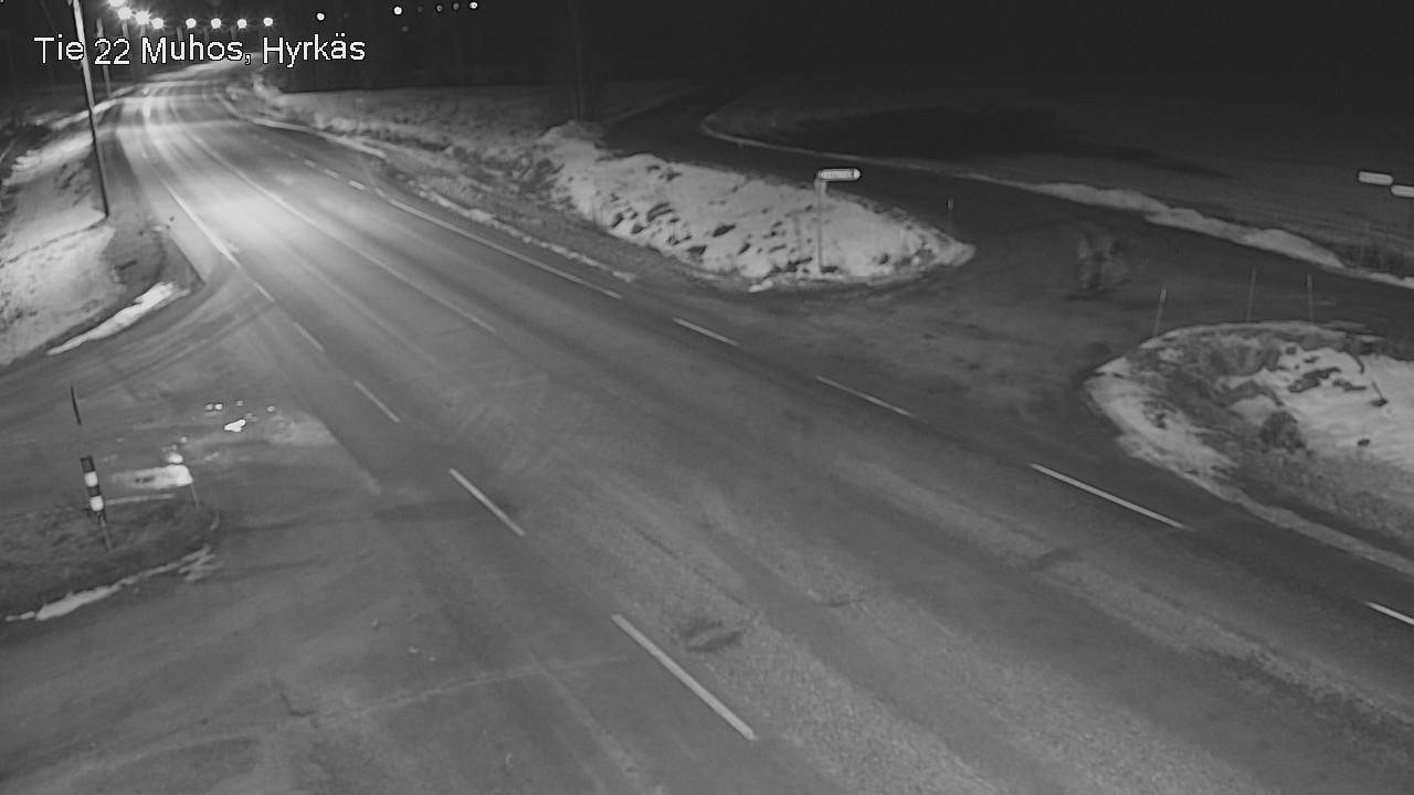 Kelikamerat Kuva Tie 22 Muhos, Hyrkäs, Muhos, Pohjois-Pohjanmaa