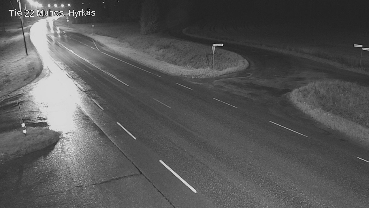 Weather Camera Image Road 22 Muhos, Hyrkäs, Muhos, Pohjois-Pohjanmaa
