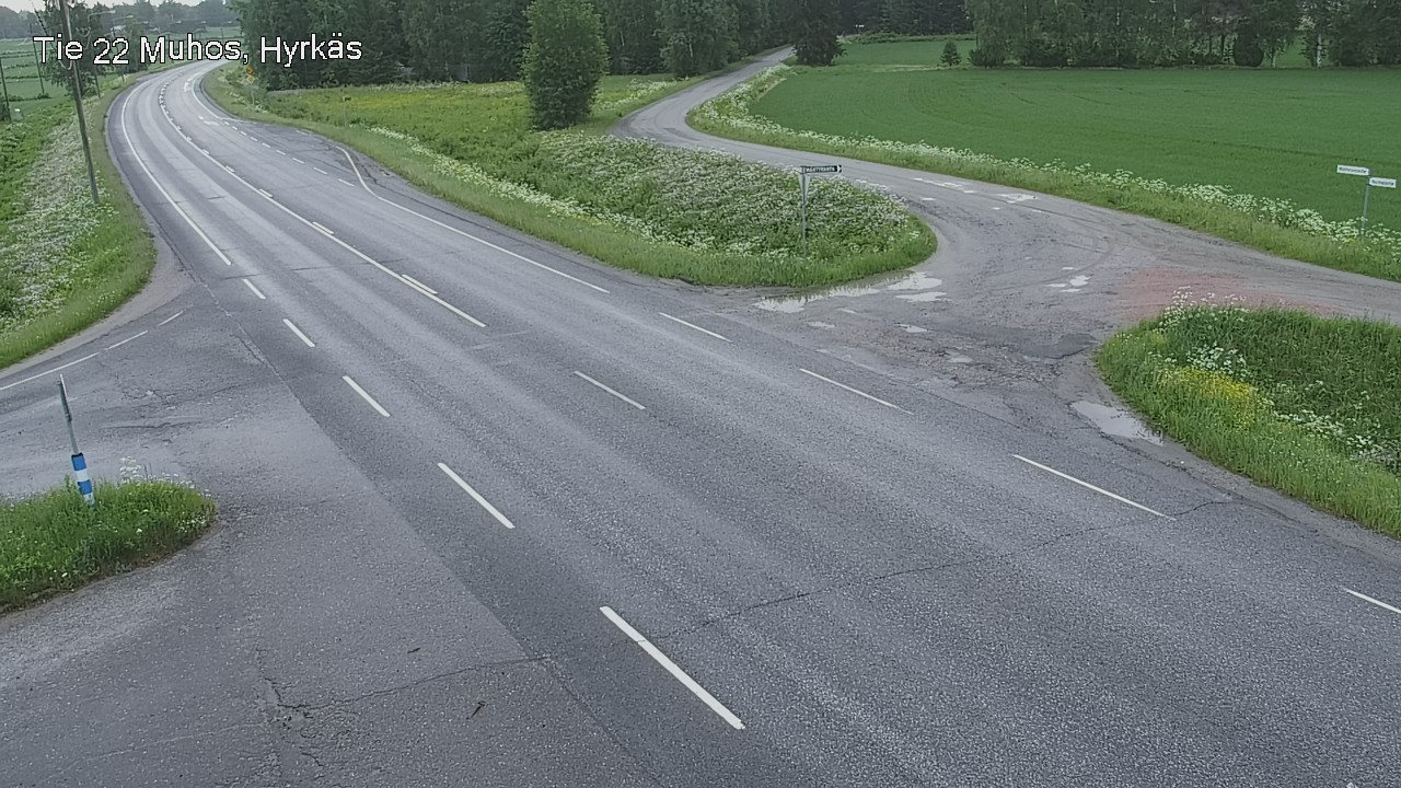 Kelikamerat Kuva Tie 22 Muhos, Hyrkäs, Muhos, Pohjois-Pohjanmaa
