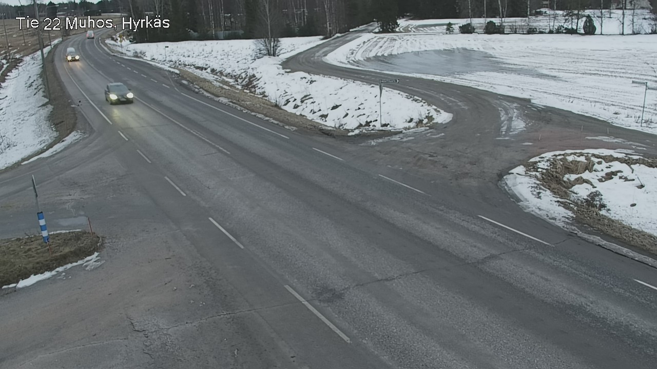 Kelikamerat Kuva Tie 22 Muhos, Hyrkäs, Muhos, Pohjois-Pohjanmaa