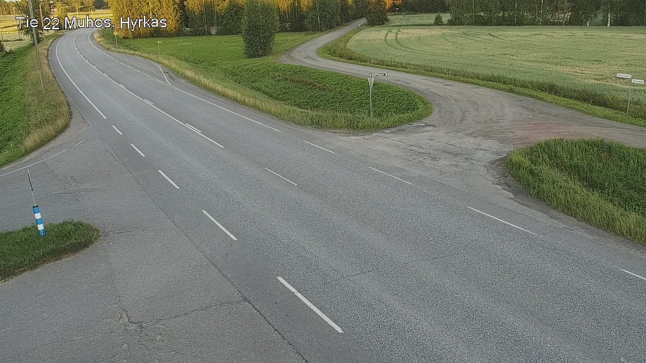 Kelikamerat Kuva Tie 22 Muhos, Hyrkäs, Muhos, Pohjois-Pohjanmaa