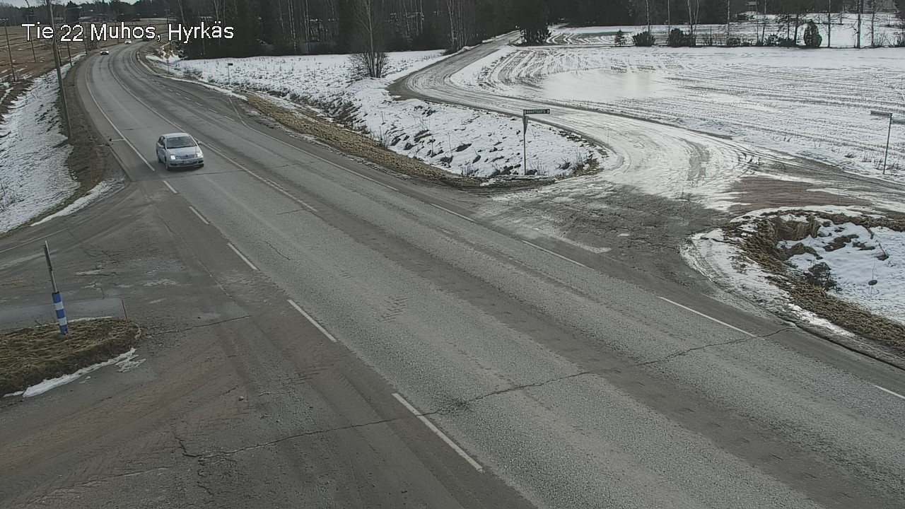 Kelikamerat Kuva Tie 22 Muhos, Hyrkäs, Muhos, Pohjois-Pohjanmaa