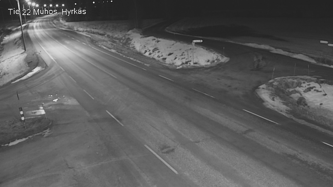 Kelikamerat Kuva Tie 22 Muhos, Hyrkäs, Muhos, Pohjois-Pohjanmaa