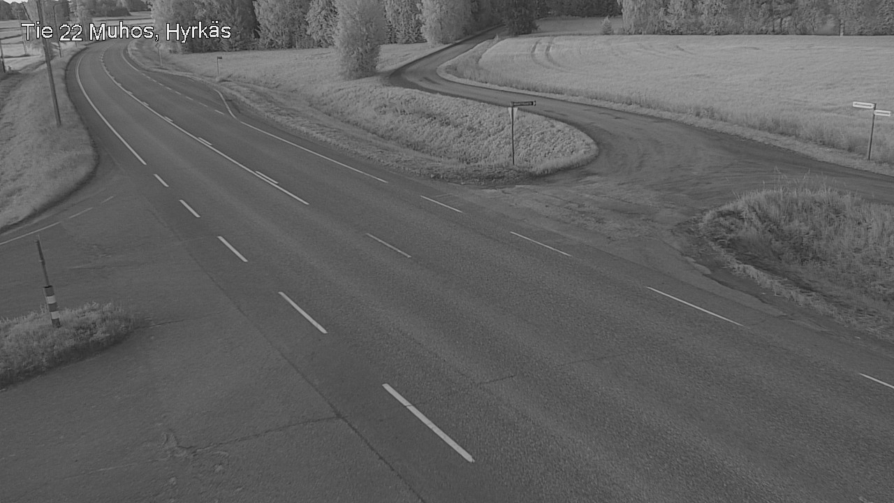 Kelikamerat Kuva Tie 22 Muhos, Hyrkäs, Muhos, Pohjois-Pohjanmaa