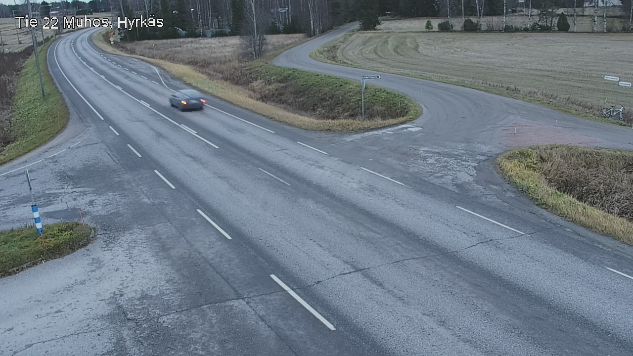 Kelikamerat Kuva Tie 22 Muhos, Hyrkäs, Muhos, Pohjois-Pohjanmaa