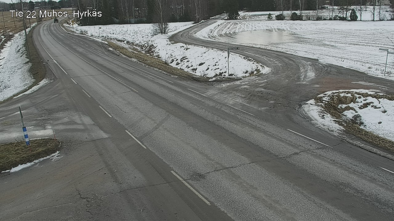 Kelikamerat Kuva Tie 22 Muhos, Hyrkäs, Muhos, Pohjois-Pohjanmaa