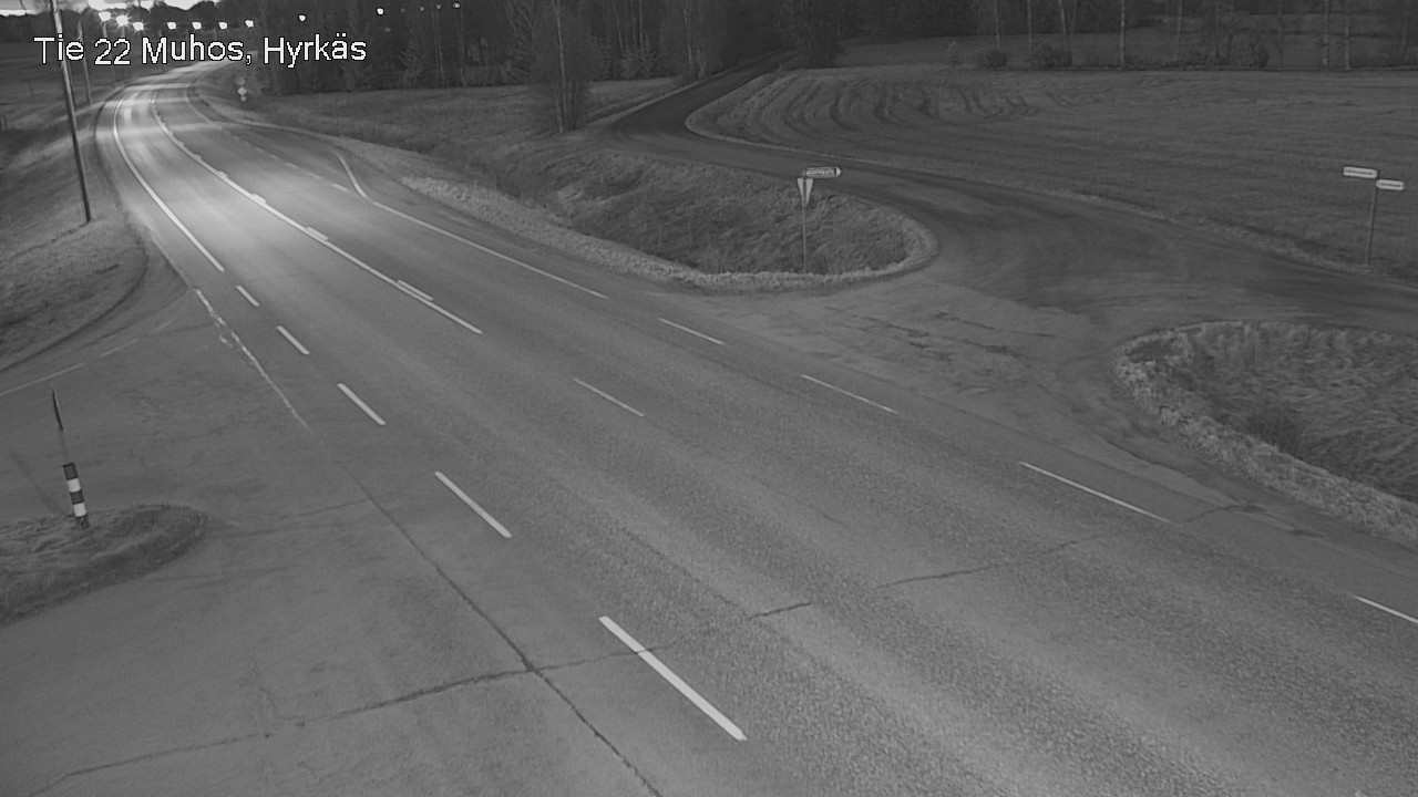 Kelikamerat Kuva Tie 22 Muhos, Hyrkäs, Muhos, Pohjois-Pohjanmaa