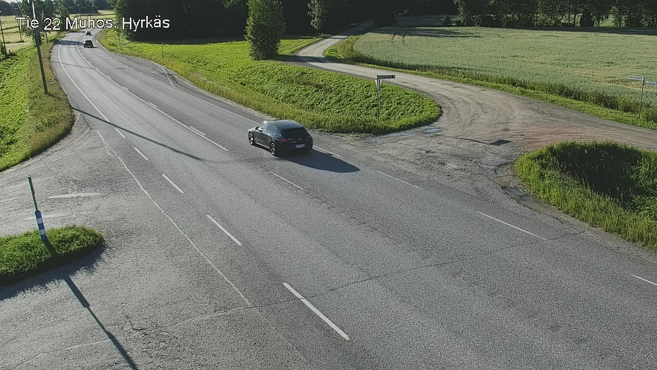 Kelikamerat Kuva Tie 22 Muhos, Hyrkäs, Muhos, Pohjois-Pohjanmaa