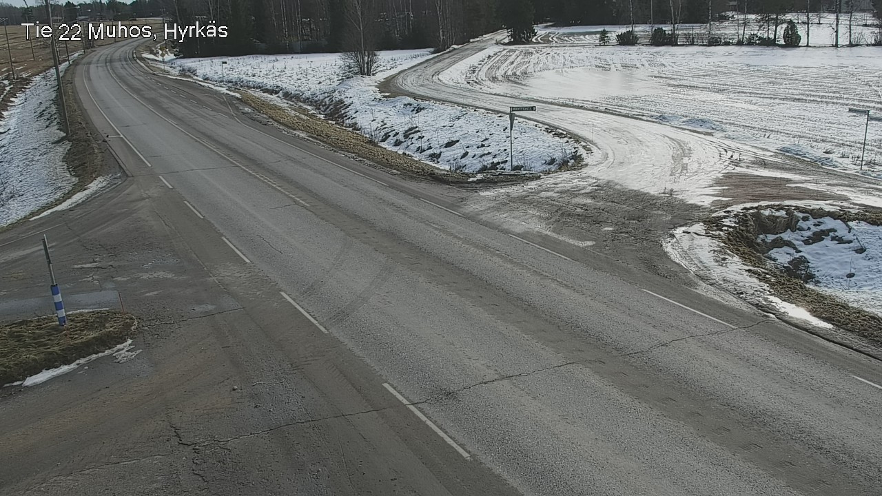 Kelikamerat Kuva Tie 22 Muhos, Hyrkäs, Muhos, Pohjois-Pohjanmaa