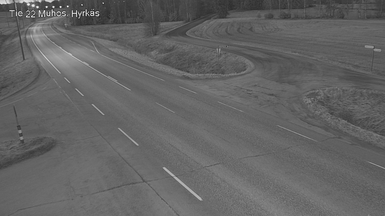 Kelikamerat Kuva Tie 22 Muhos, Hyrkäs, Muhos, Pohjois-Pohjanmaa