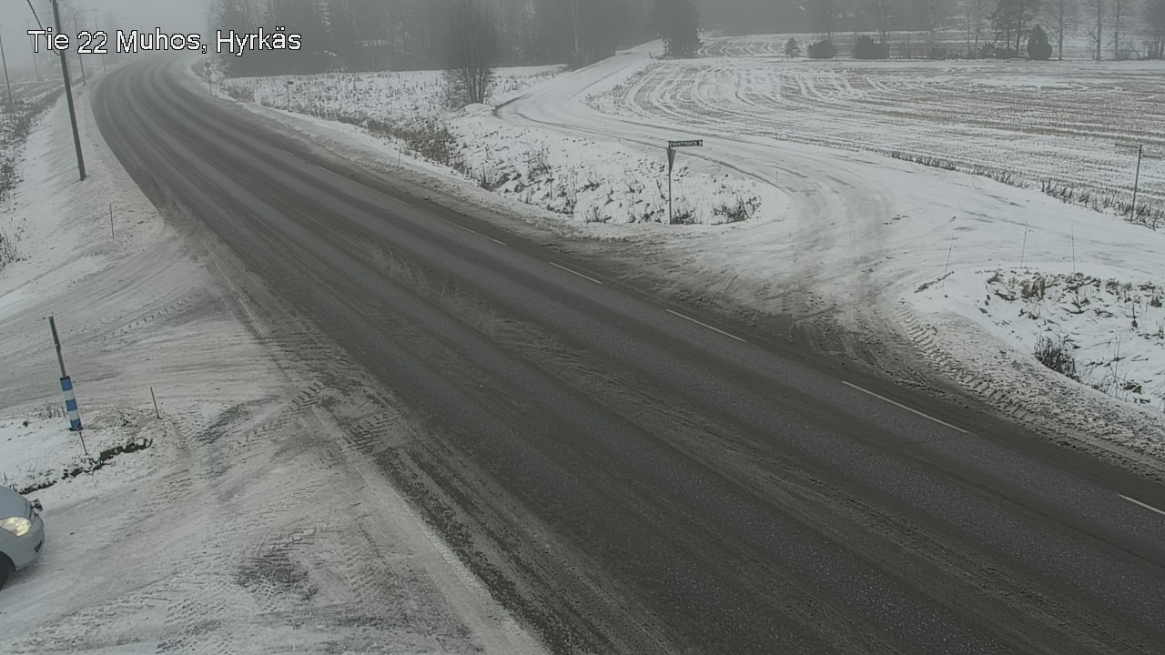 Weather Camera Image Road 22 Muhos, Hyrkäs, Muhos, Pohjois-Pohjanmaa