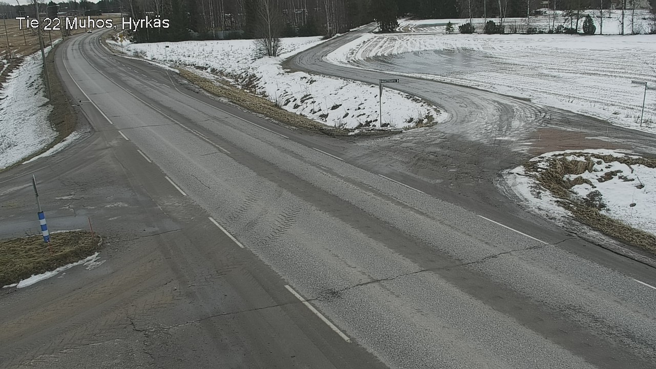 Kelikamerat Kuva Tie 22 Muhos, Hyrkäs, Muhos, Pohjois-Pohjanmaa