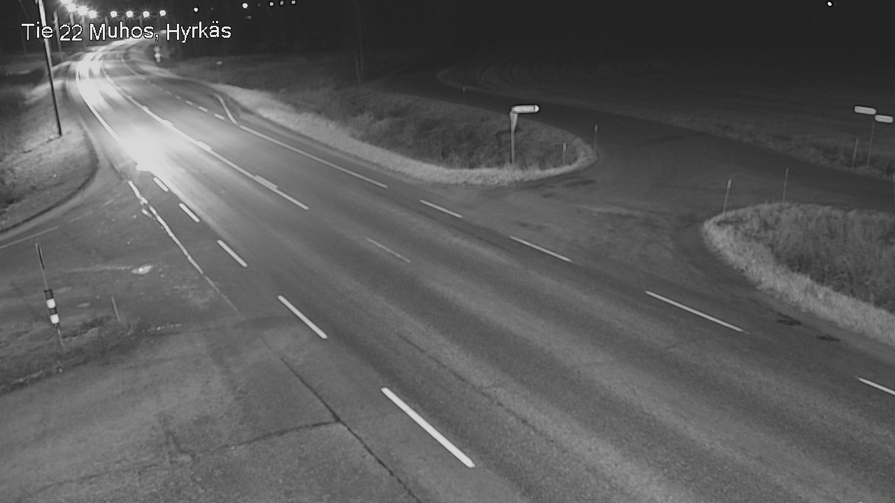 Kelikamerat Kuva Tie 22 Muhos, Hyrkäs, Muhos, Pohjois-Pohjanmaa