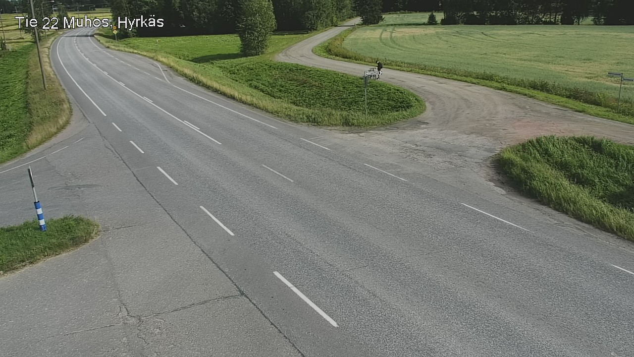 Kelikamerat Kuva Tie 22 Muhos, Hyrkäs, Muhos, Pohjois-Pohjanmaa