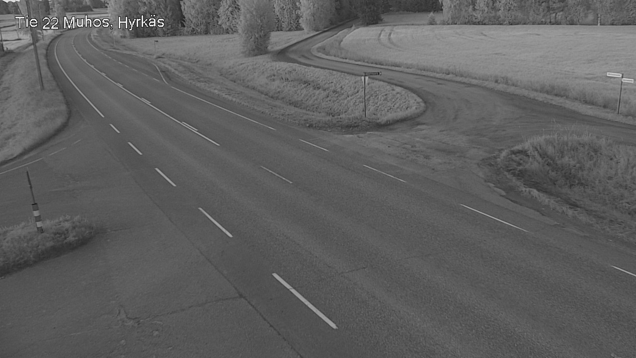 Kelikamerat Kuva Tie 22 Muhos, Hyrkäs, Muhos, Pohjois-Pohjanmaa