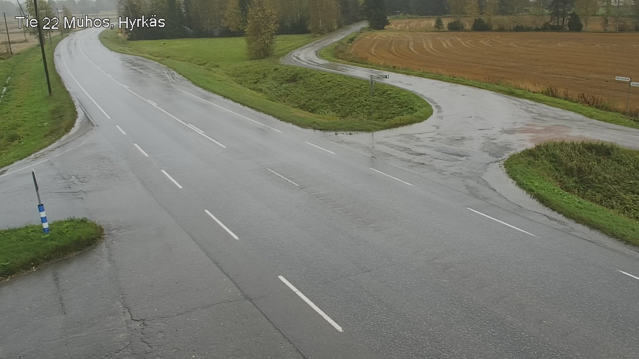 Kelikamerat Kuva Tie 22 Muhos, Hyrkäs, Muhos, Pohjois-Pohjanmaa