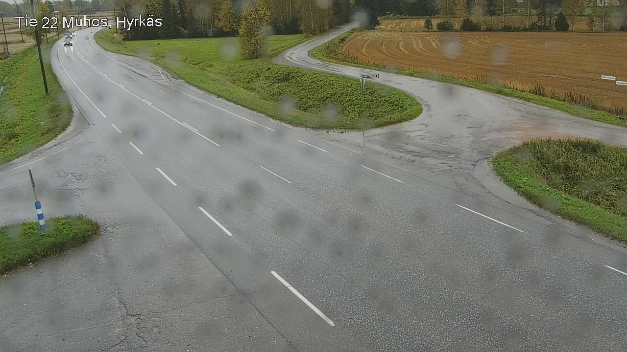 Kelikamerat Kuva Tie 22 Muhos, Hyrkäs, Muhos, Pohjois-Pohjanmaa