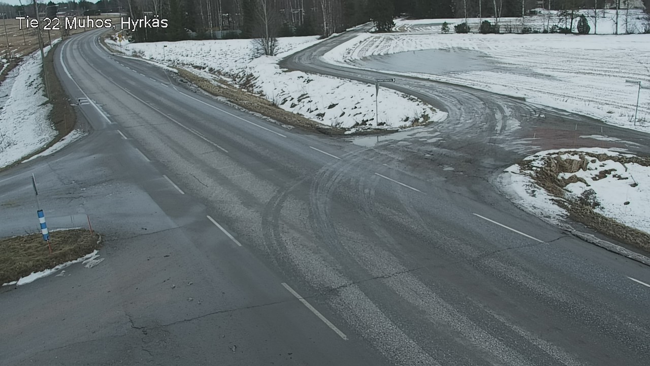 Kelikamerat Kuva Tie 22 Muhos, Hyrkäs, Muhos, Pohjois-Pohjanmaa