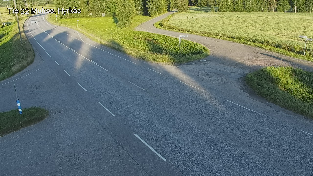 Kelikamerat Kuva Tie 22 Muhos, Hyrkäs, Muhos, Pohjois-Pohjanmaa