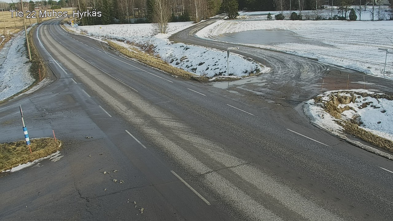 Kelikamerat Kuva Tie 22 Muhos, Hyrkäs, Muhos, Pohjois-Pohjanmaa