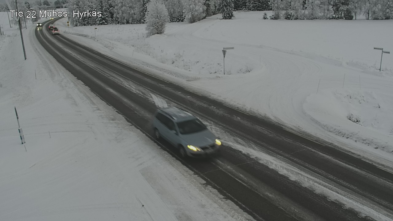 Kelikamerat Kuva Tie 22 Muhos, Hyrkäs, Muhos, Pohjois-Pohjanmaa