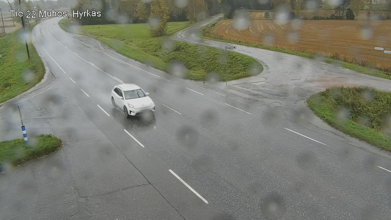 Kelikamerat Kuva Tie 22 Muhos, Hyrkäs, Muhos, Pohjois-Pohjanmaa