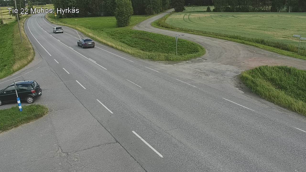 Kelikamerat Kuva Tie 22 Muhos, Hyrkäs, Muhos, Pohjois-Pohjanmaa