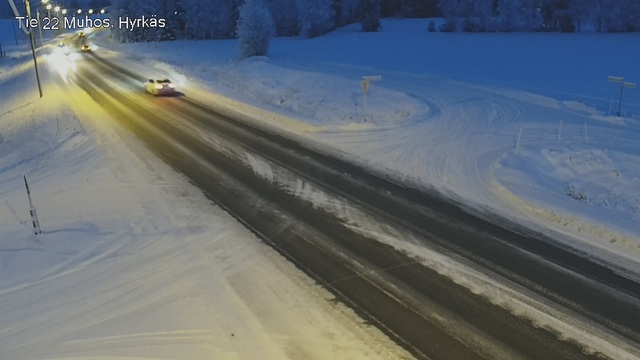 Kelikamerat Kuva Tie 22 Muhos, Hyrkäs, Muhos, Pohjois-Pohjanmaa