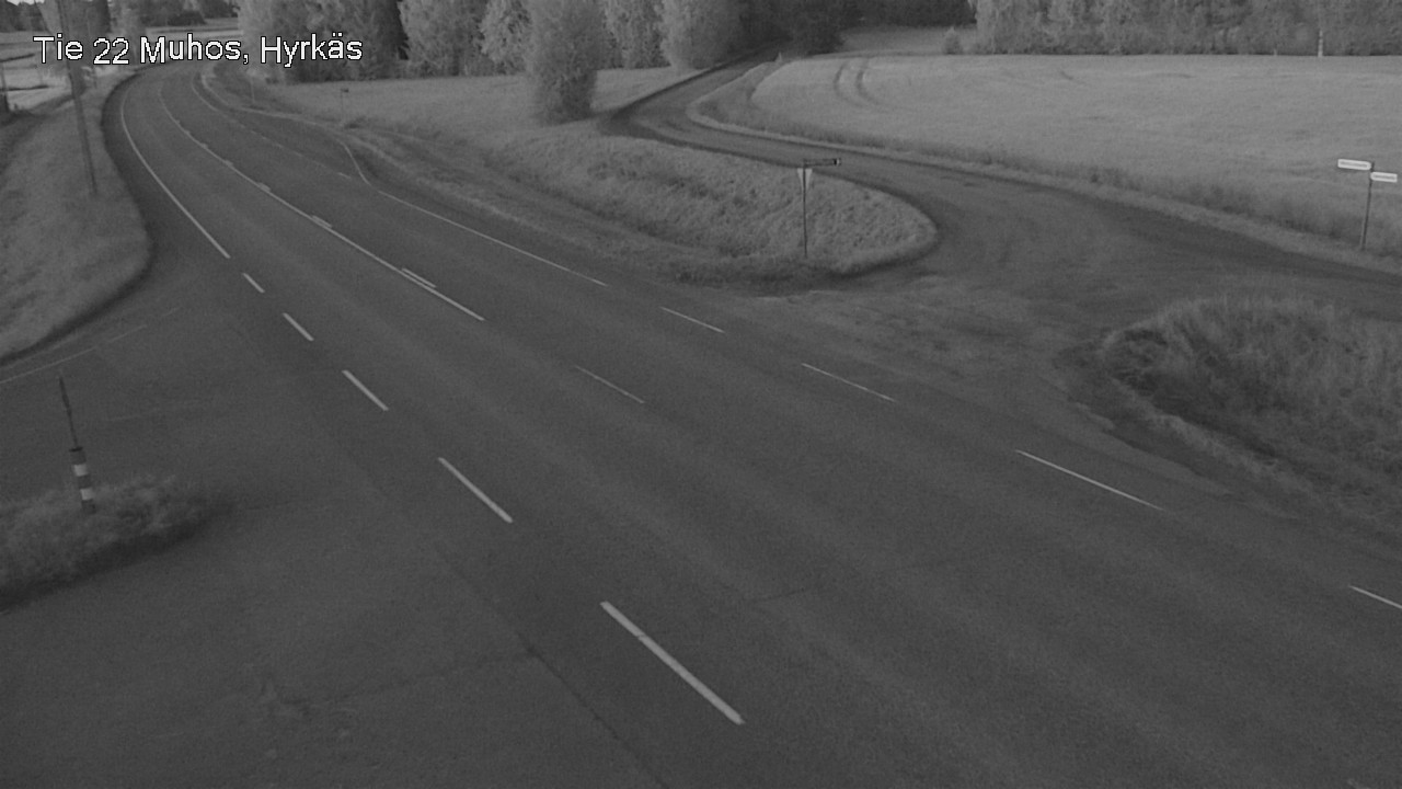 Kelikamerat Kuva Tie 22 Muhos, Hyrkäs, Muhos, Pohjois-Pohjanmaa