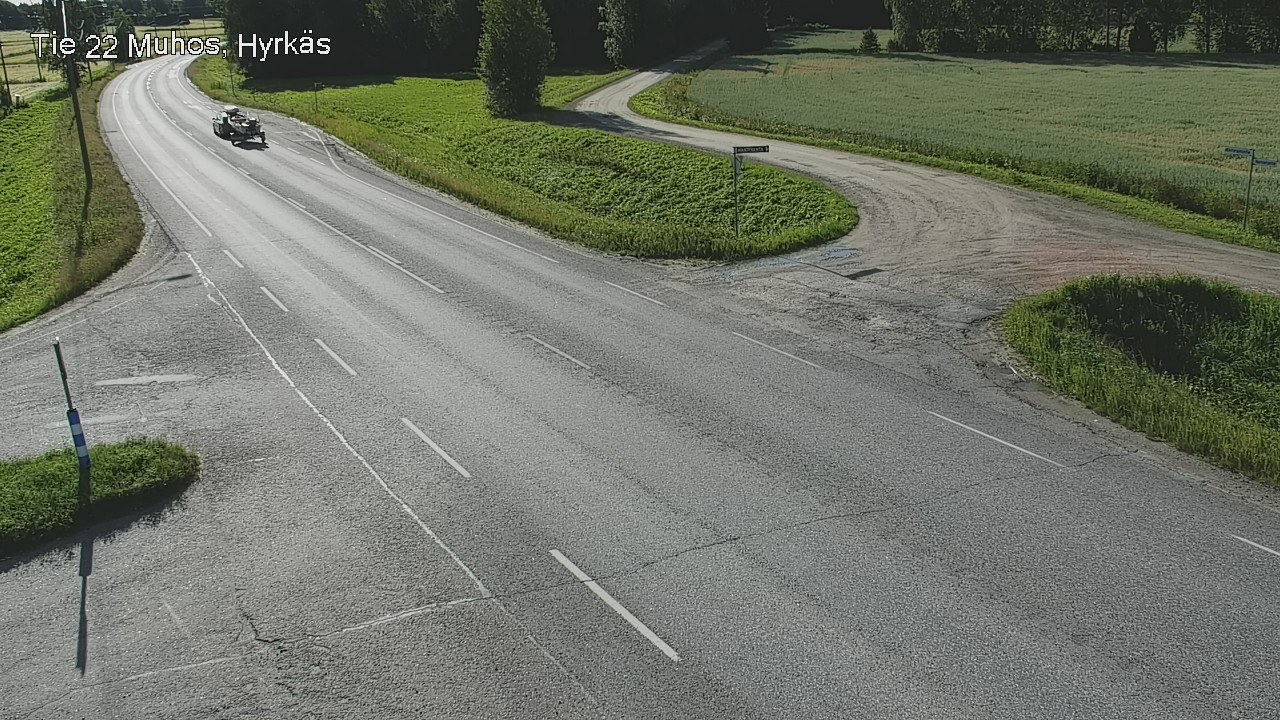 Kelikamerat Kuva Tie 22 Muhos, Hyrkäs, Muhos, Pohjois-Pohjanmaa