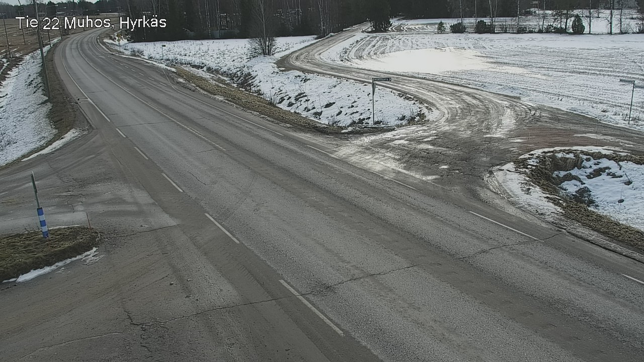 Kelikamerat Kuva Tie 22 Muhos, Hyrkäs, Muhos, Pohjois-Pohjanmaa