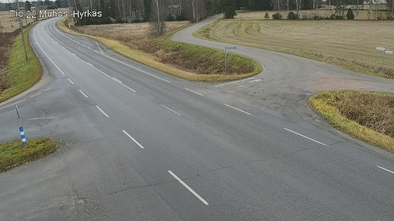 Kelikamerat Kuva Tie 22 Muhos, Hyrkäs, Muhos, Pohjois-Pohjanmaa