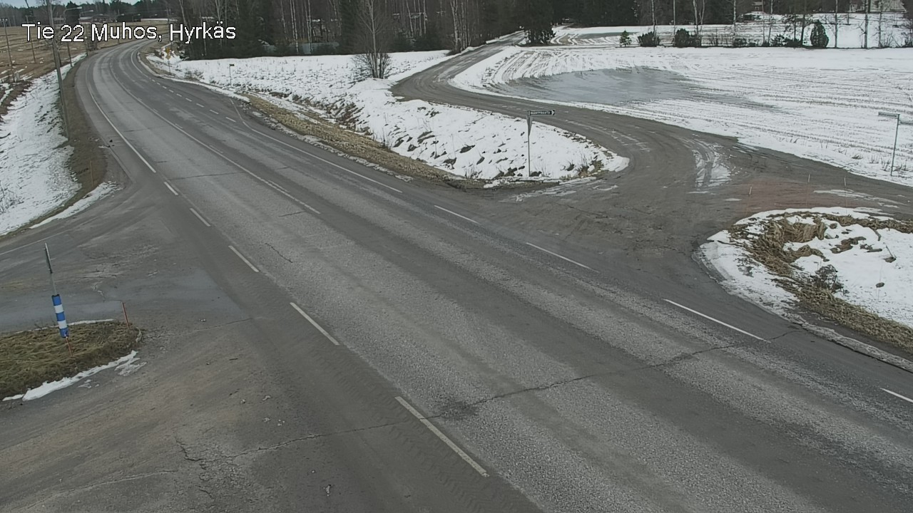 Kelikamerat Kuva Tie 22 Muhos, Hyrkäs, Muhos, Pohjois-Pohjanmaa