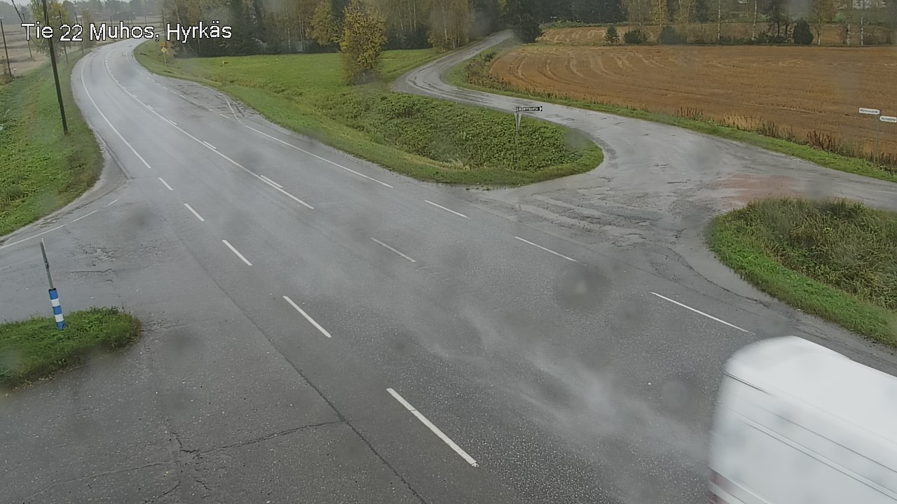 Kelikamerat Kuva Tie 22 Muhos, Hyrkäs, Muhos, Pohjois-Pohjanmaa