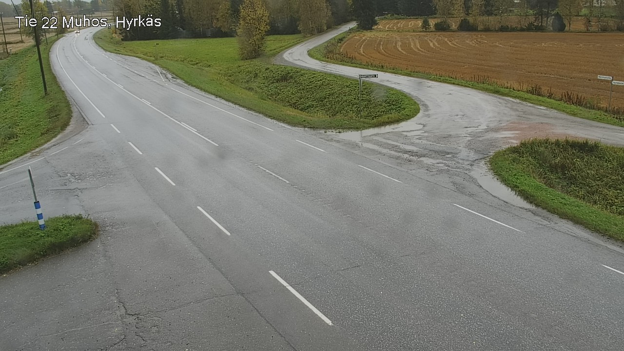 Kelikamerat Kuva Tie 22 Muhos, Hyrkäs, Muhos, Pohjois-Pohjanmaa