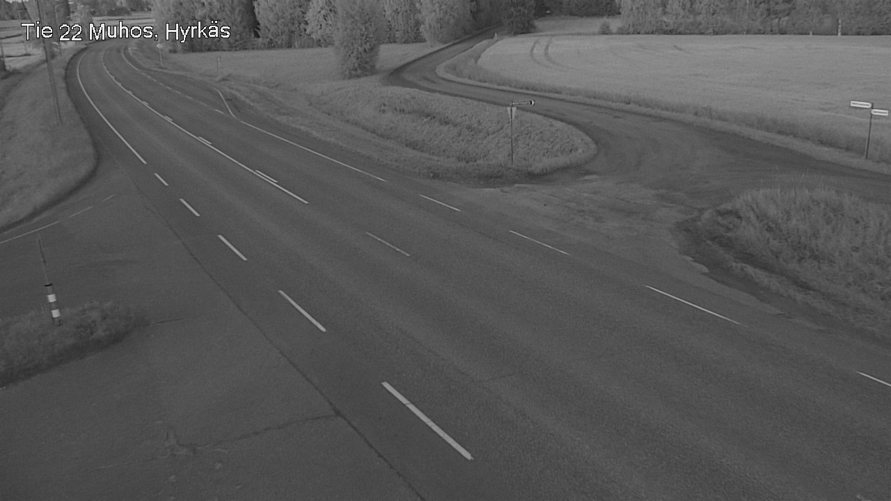 Kelikamerat Kuva Tie 22 Muhos, Hyrkäs, Muhos, Pohjois-Pohjanmaa