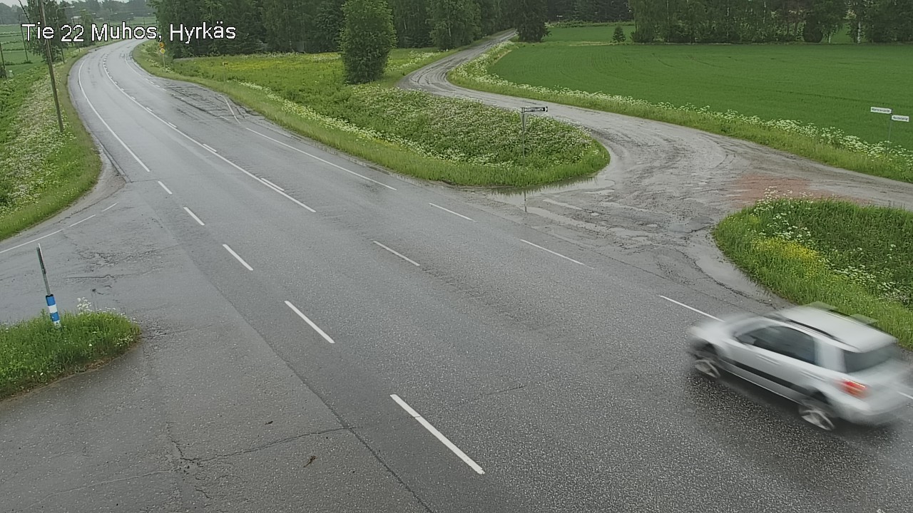 Kelikamerat Kuva Tie 22 Muhos, Hyrkäs, Muhos, Pohjois-Pohjanmaa